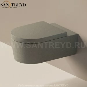 5051WCG7037 Подвесной унитаз настенный Серый Ceramica Flaminia Link Италия