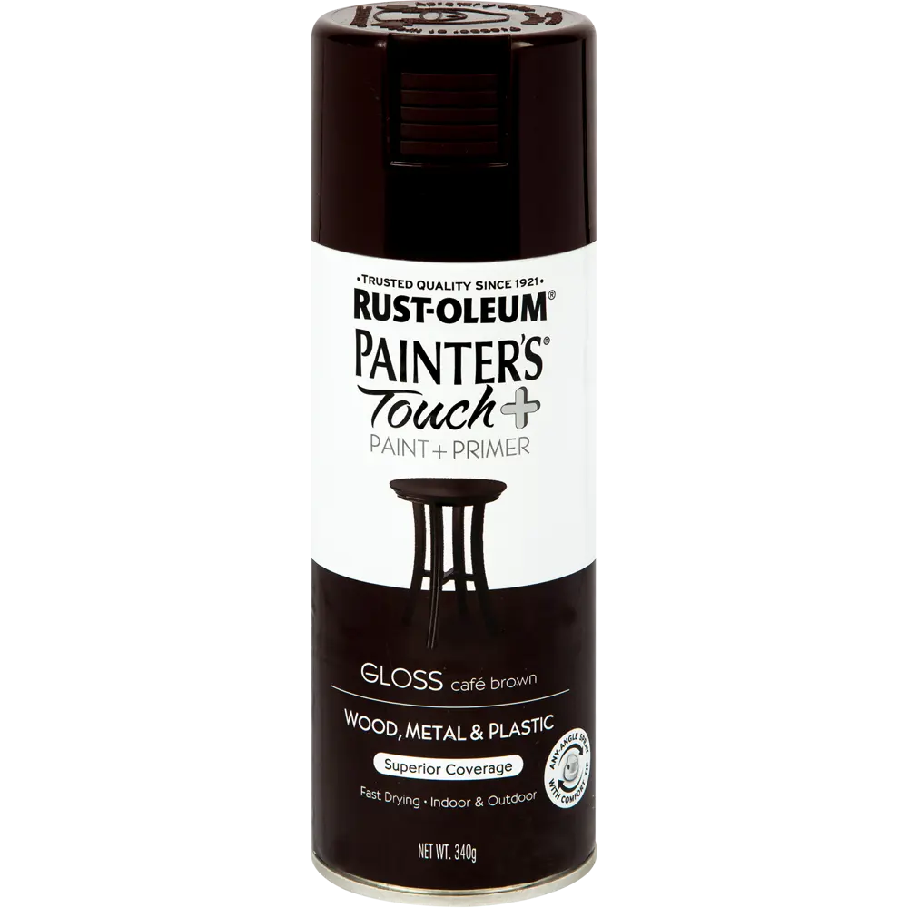 Краска аэрозольная Paint Touch глянцевая цвет коричневый 340 г 13366714 STLM-2168279 RUST-OLEUM 