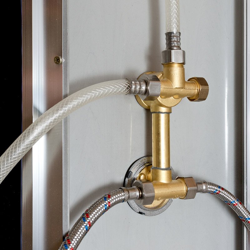 V150 Душевая кабина DETO Серия V BМ1590 с электрикой BLACK - Вид №24