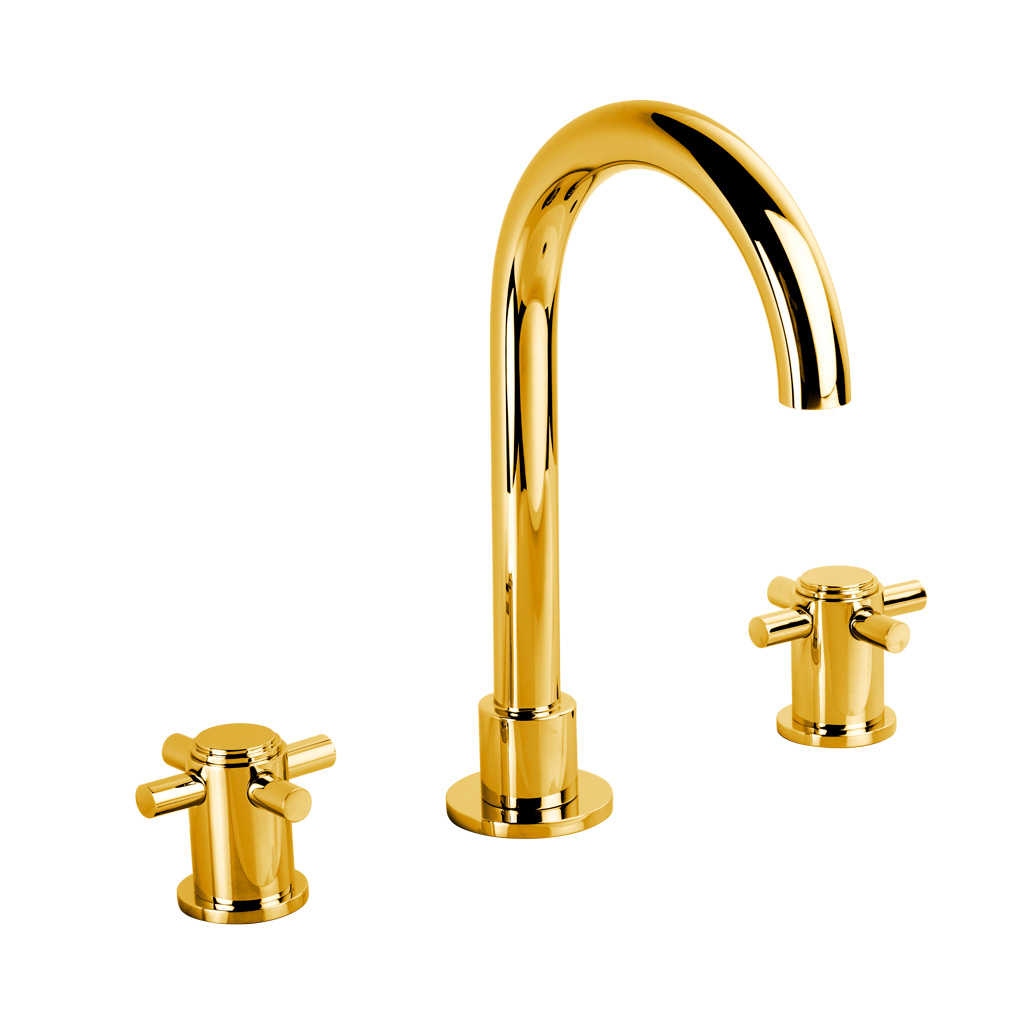 C31-1301 C31-1301 Смеситель для раковины на 3 отверстия ЗВЕЗДА Cristal & Bronze STAR - Вид №2