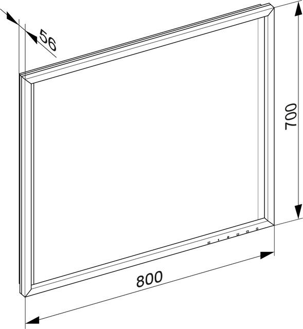 19098012503 Зеркало с подсветкой KEUCO Edition 90 - Вид №5