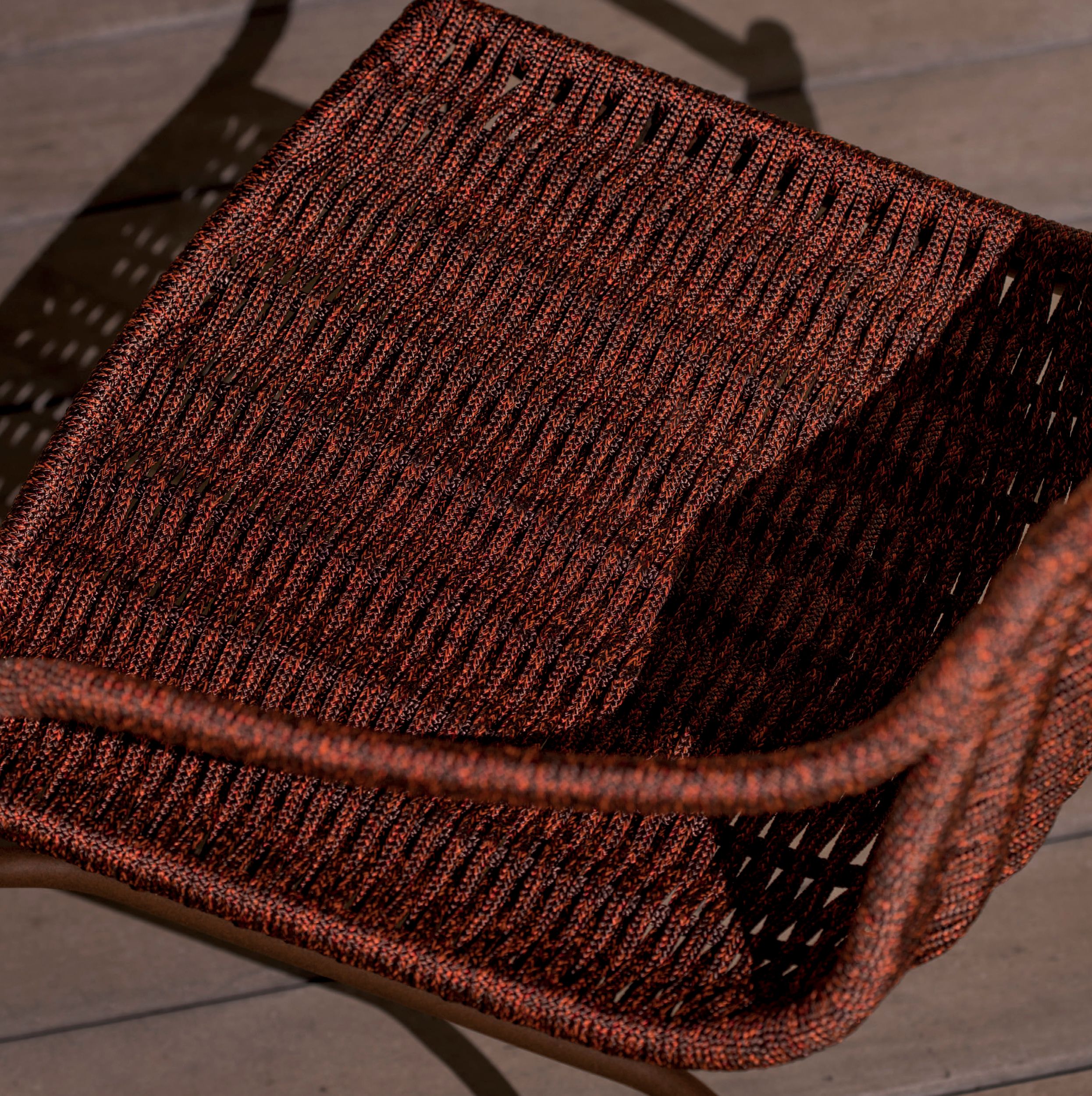 Веревочный штабелируемый садовый стул с подлокотниками EXPORMIM Lapala ARCH-00072033 - Вид №1