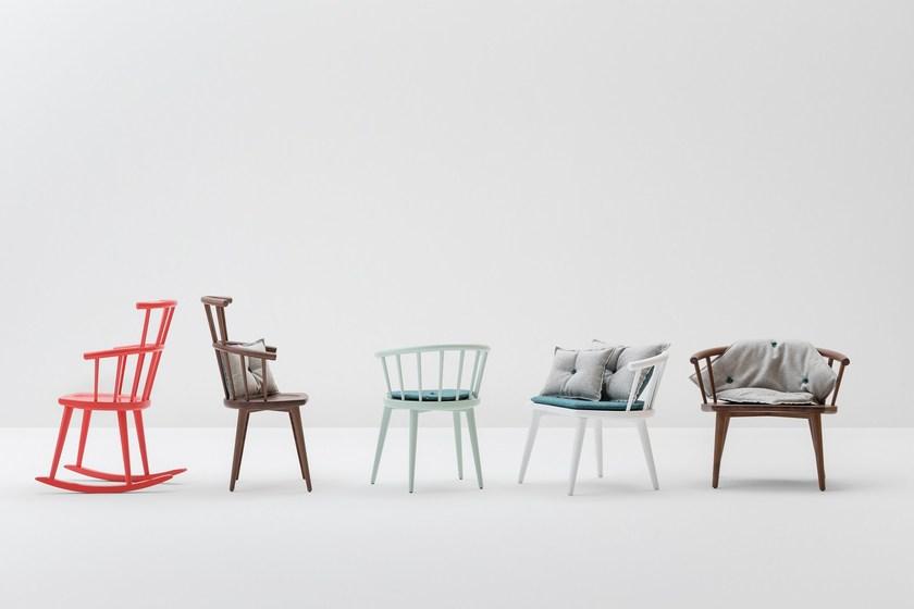 Billiani Стул из бука с подлокотниками W. 605 - Вид №3