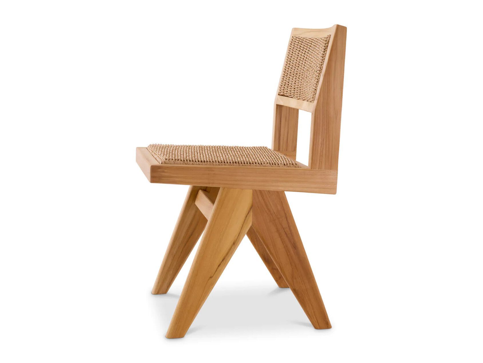 Стул для сада из тикового дерева без подлокотников Eichholtz NICLA ARCH-00016148 - Вид №1