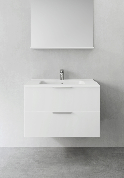 1390205 Шкаф Для Умывальника Форма Белый 800 Hafa  Белый 