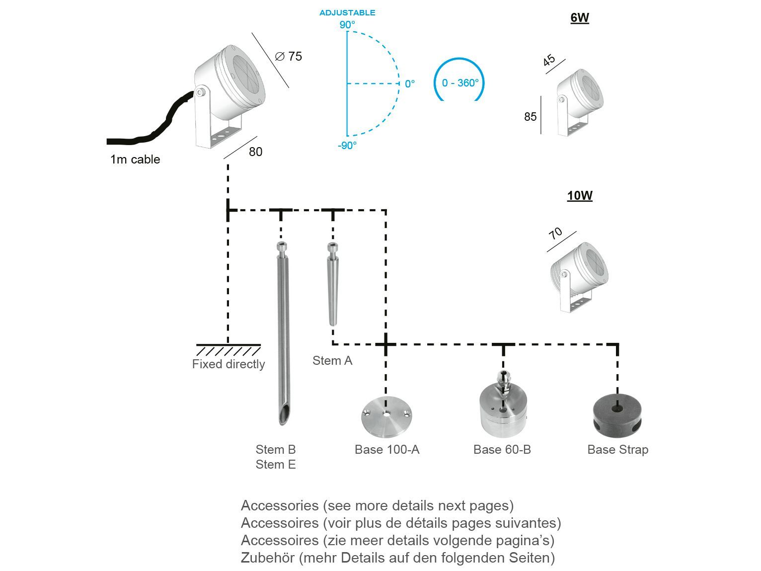 Алюминиевый настенный светодиодный наружный прожектор BEL-LIGHTING Saturn ARCH-00065930 - Вид №2