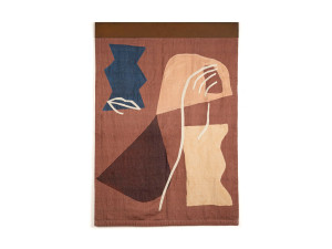 Гобелен с принтом из льна