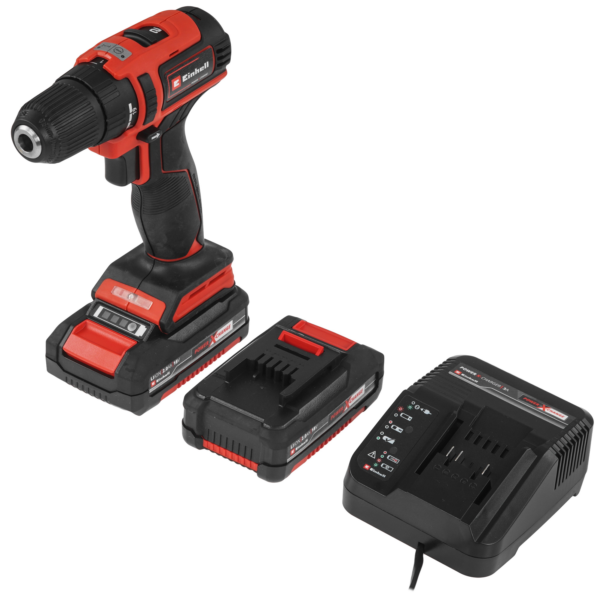 Дрель-шуруповерт Einhell PXC TE-CD 18/40 Li BL Power X Change 18V 9086138 STDN-0004652 - Вид №1