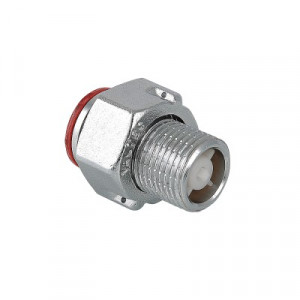 VTr.612.N.0004 Полусгон с накидной гайкой и обратным клапаном Valtec 1/2"