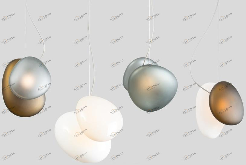 ANDlight Подвесной светильник из стекла Pebble sun-id-1428785