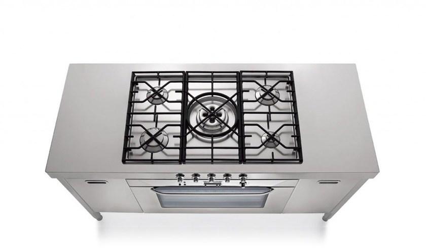 ALPES-INOX Линейная мини-кухня из стали Liberi in cucina sun-id-1361870 - Вид №5