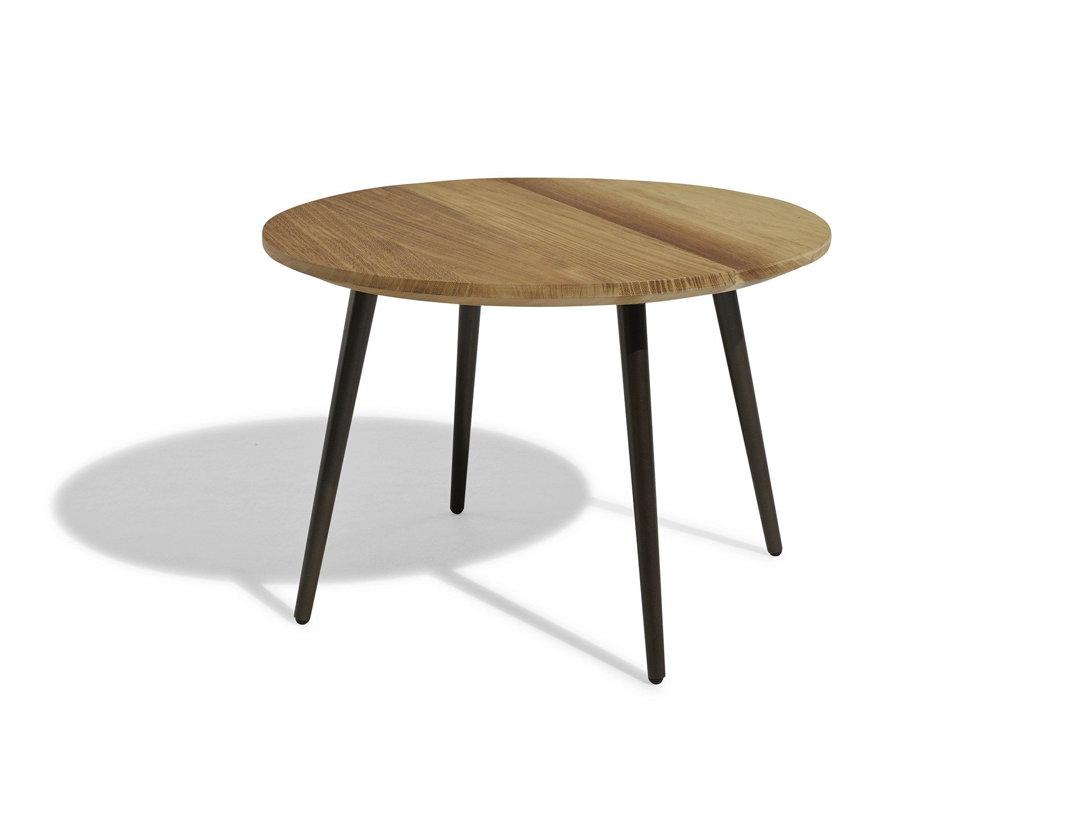 Круглый садовый журнальный столик из дерева Bivaq Vint ARCH-00008838