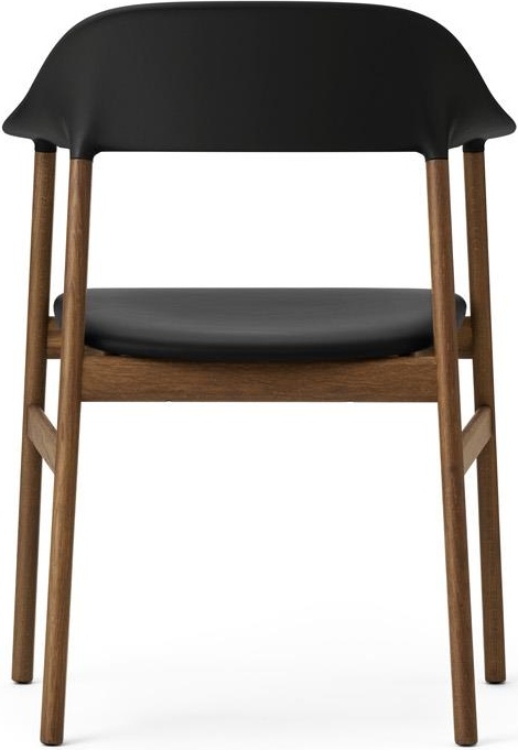 1401053 Herit Обивка кресел Smoked Oak Spectrum Leather Black Normann Copenhagen  - Вид №3