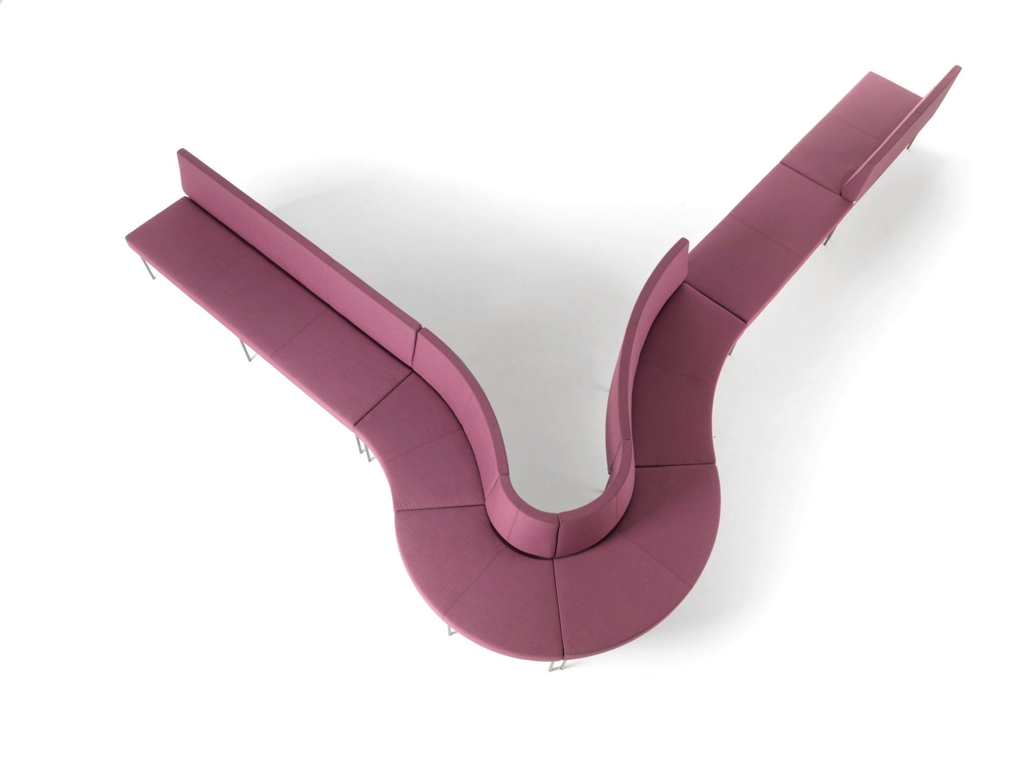 Модульная скамья из ткани со спинкой SITIA Laguna ARCH-00146120 - Вид №30