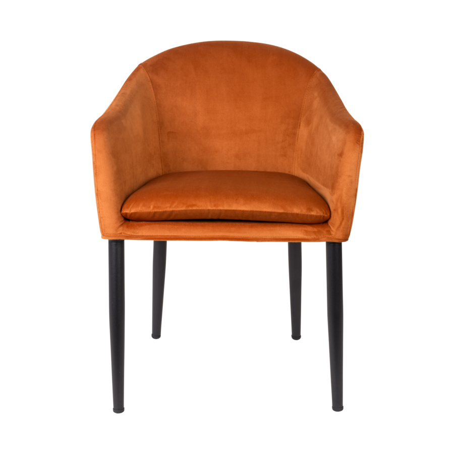 Кресло Catelyn оранжевое White Label Living 1200160 - Вид №8