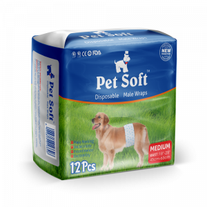 ПР0046995 Пояса Male Diaper одноразовые впитывающие для кобелей размер M, 12шт PET SOFT