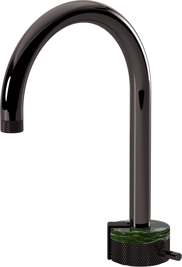 E-11502-R2MG-L2BK-OX Однорычажный прогрессивный смеситель для раковины - излив 16см GRAFF MOD+