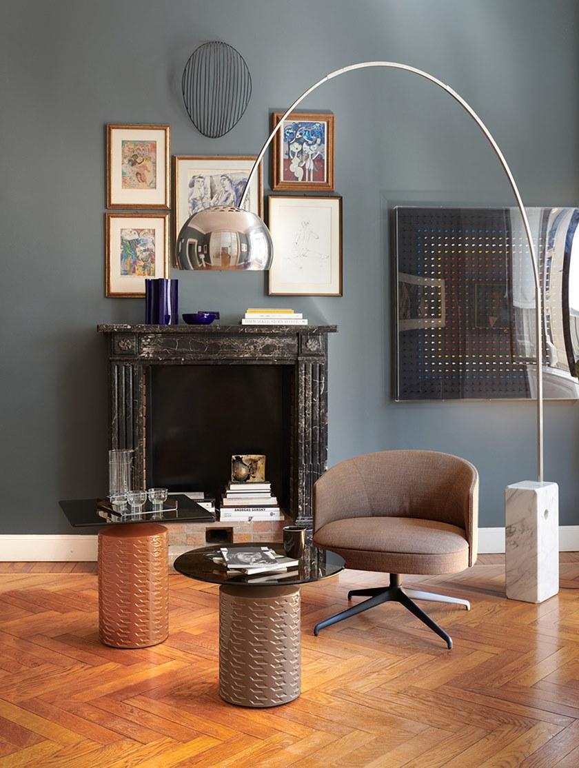 Potocco Вращающееся кресло из ткани Lèna 903/plg Lena - Вид №1