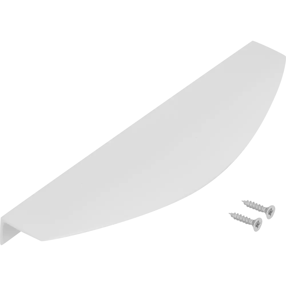 Мебельная ручка-профиль белый 160 мм Jet STLM-2096003 - Вид №2