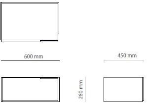 PRADDY Прямоугольная тумбочка из дерева с ящиками Valley Ml062|ml044 Ml062~ml044 - Вид №3