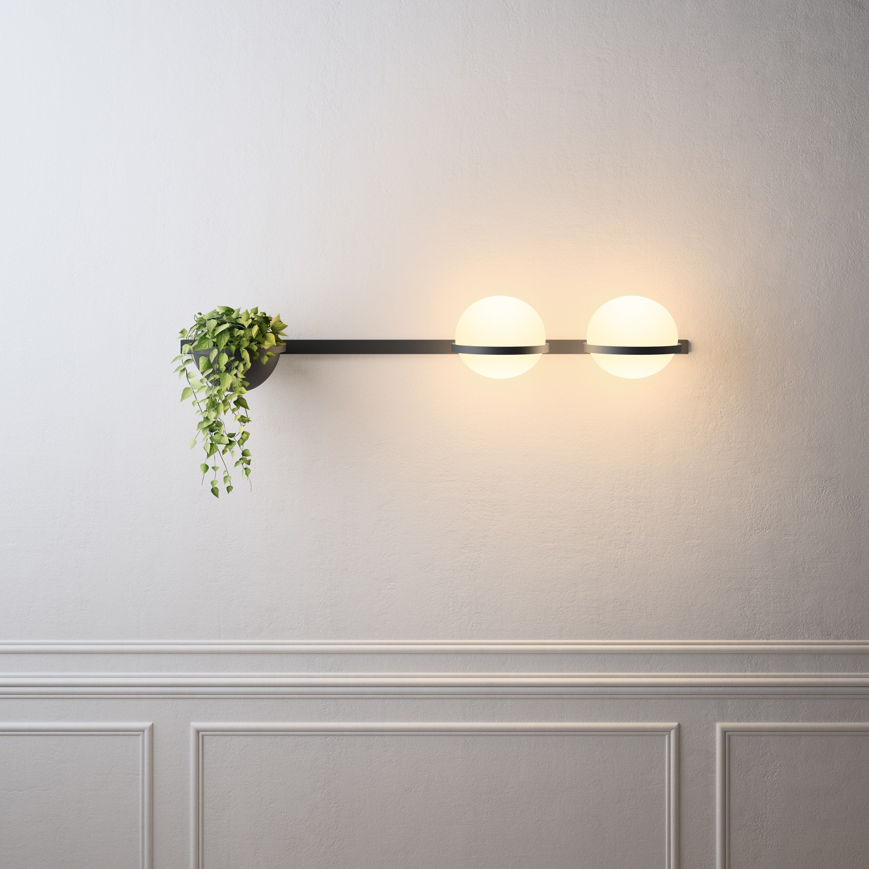 Выдувное стекло светодиодный настенный светильник Vibia Пальма ARCH-00015510 - Вид №1