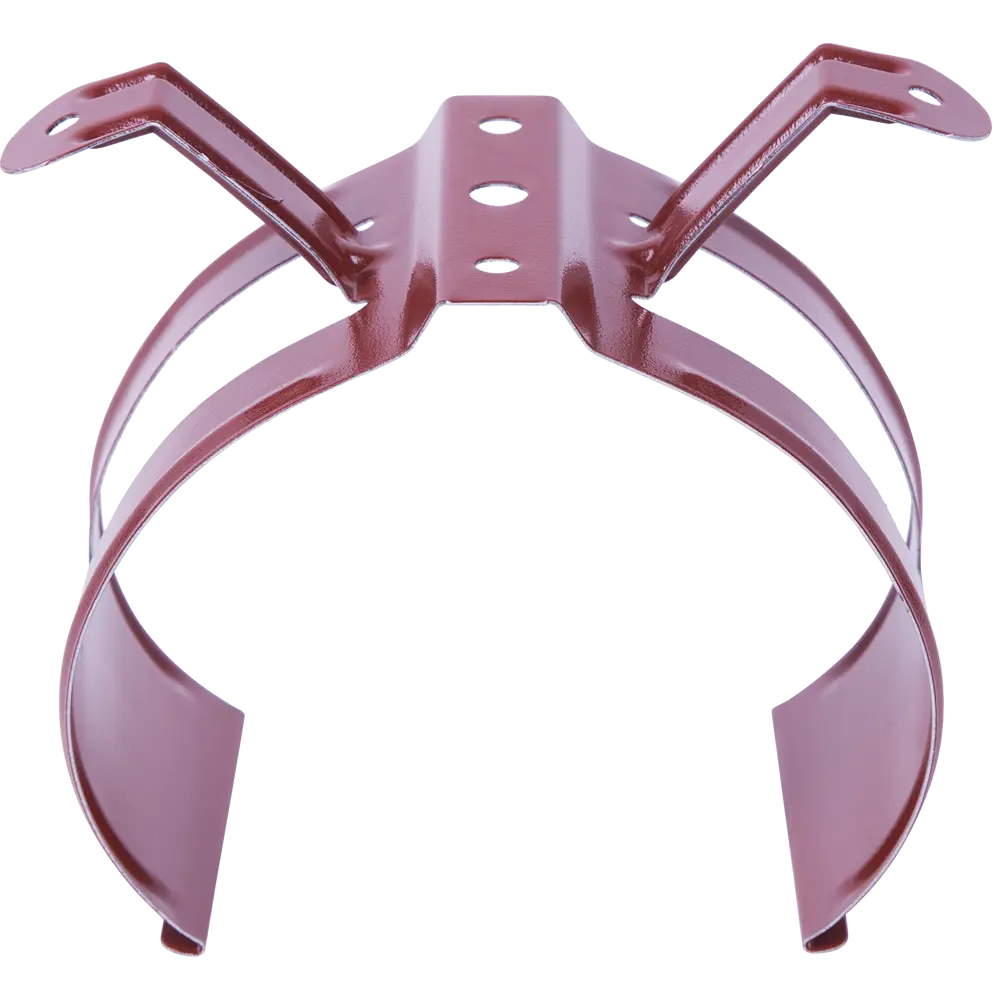 10009711 Хомут для водосточной трубы цвет красный STLM-1019489 ИНТЕРПРОФИЛЬ  - Вид №1