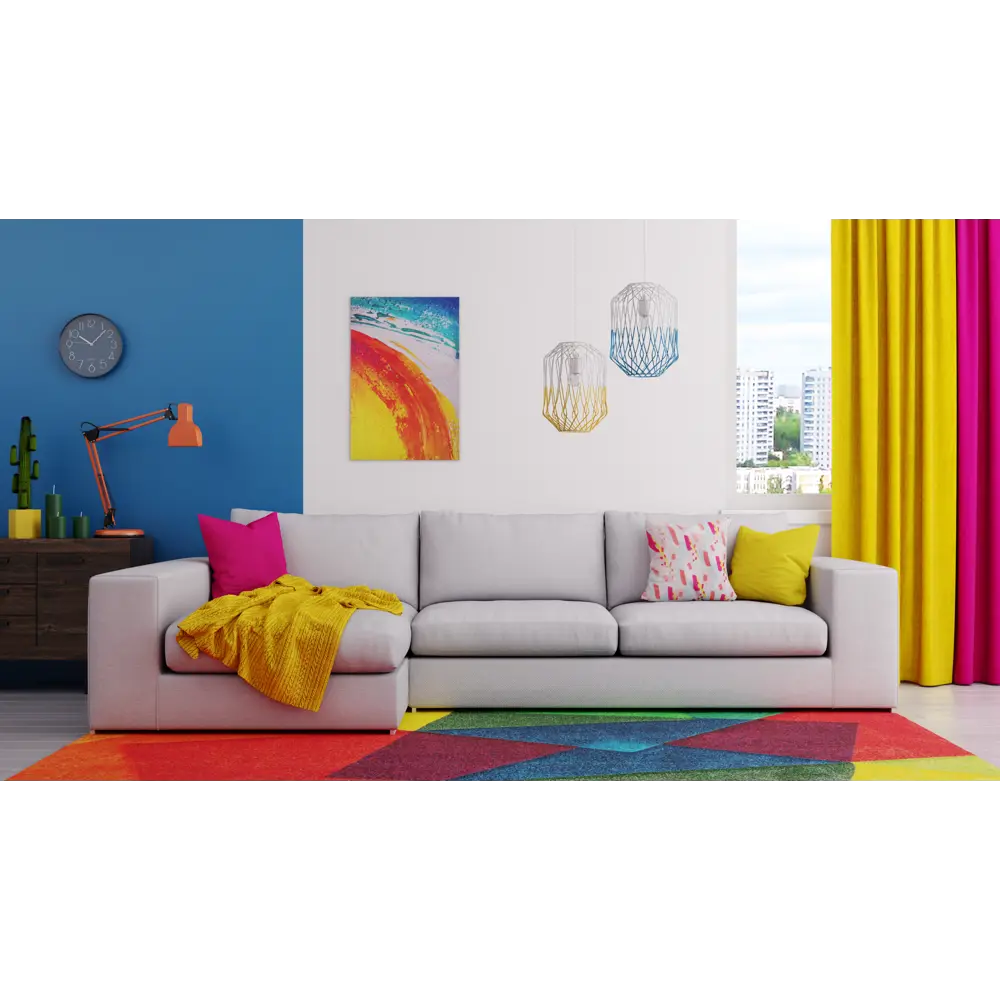 Обои флизелиновые Inspire с эффектом окрашенных стен синие 0.53х10 м эффект окрашенных стен STLM-2016513 - Вид №6