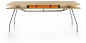 Crassevig Письменный стол с ящиками из лакированной древесины Worktop