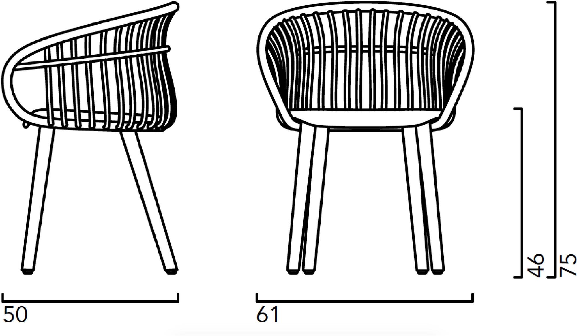 Crassevig Стул с подлокотниками Stem sun-id-1488164 - Вид №6
