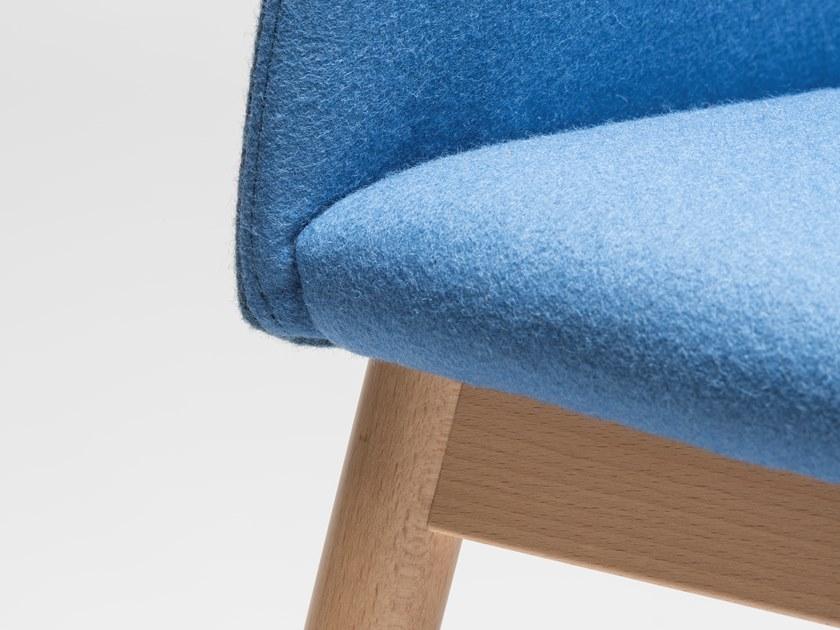 CHAIRS & MORE Кресло из ткани с подлокотниками Mousse sun-id-1420124 - Вид №6