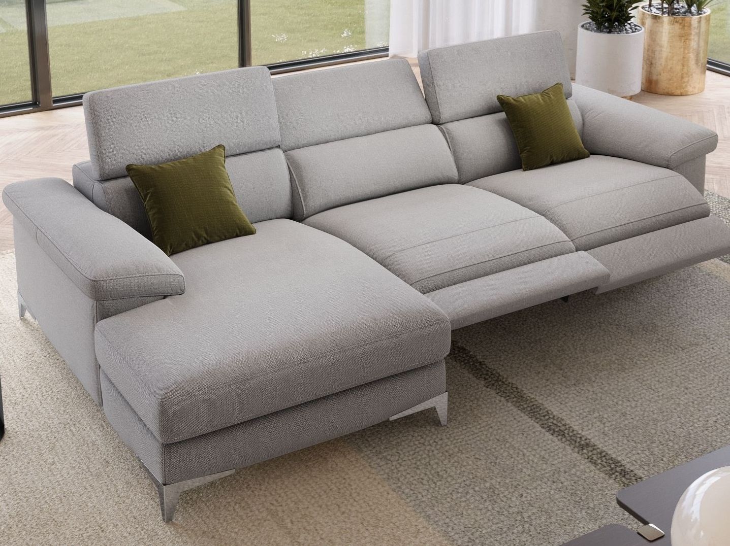 Тканевый диван с полуостровом Sofanella Venosa ARCH-00029482 - Вид №5