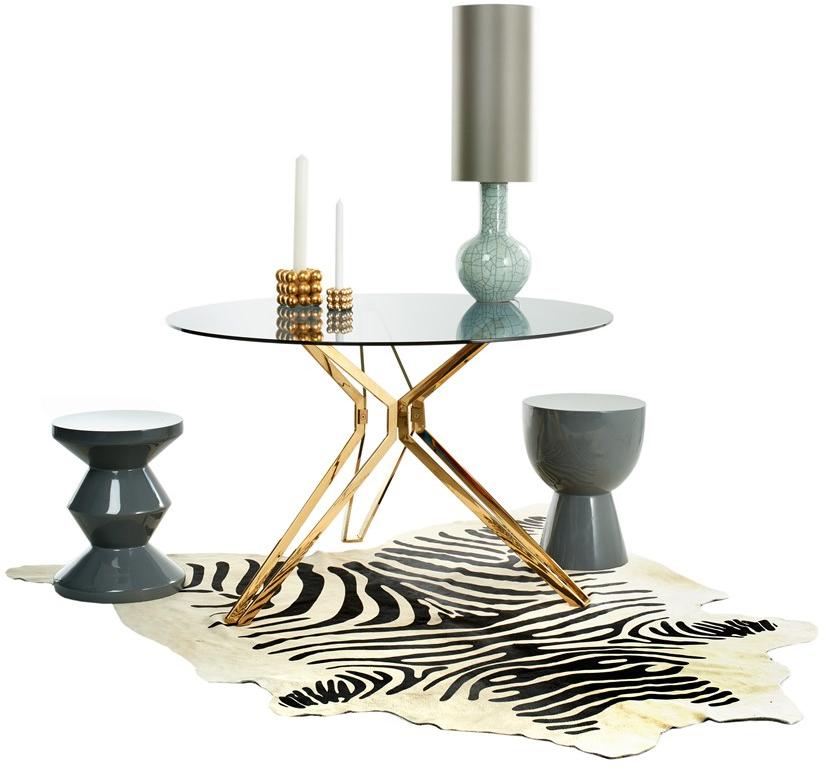 Pols Potten Кожаный коврик с рисунком  545-300-002  - Вид №1