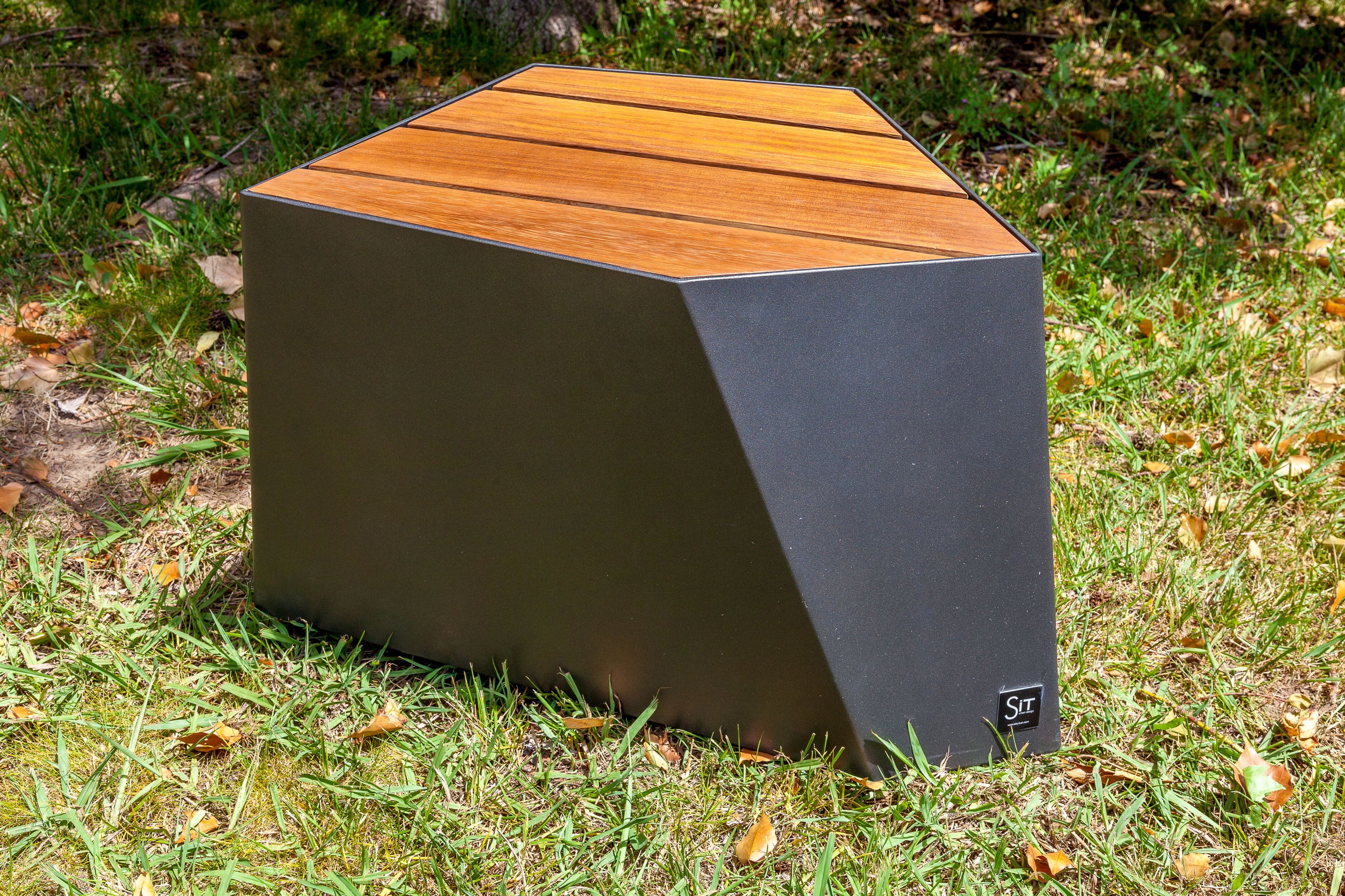 Наружное сиденье из железа и дерева SIT Skew ARCH-00116221 - Вид №3