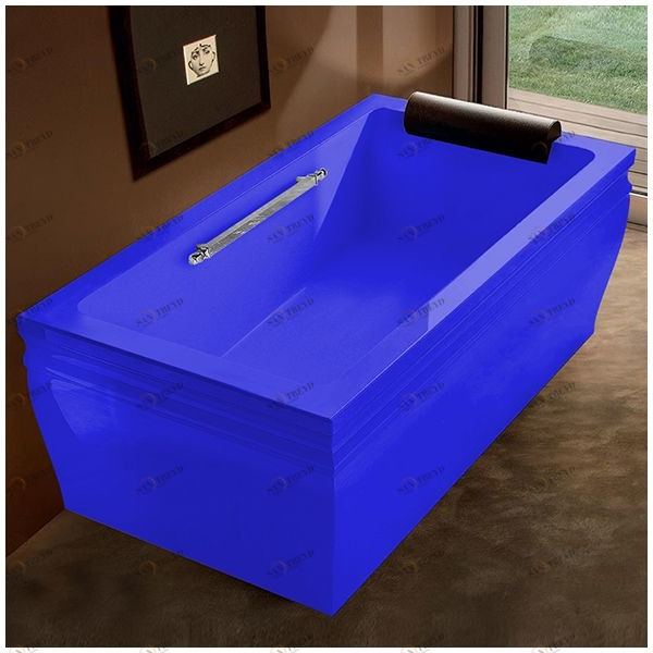 Ванна с рамой синяя Gruppo Treesse Blanque 1810 DXVTLV1611SI