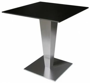 Vela Arredamenti Стол квадратный из нержавеющей стали по контракту Slipot
