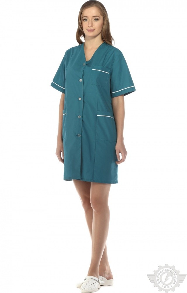 63247 Халат "Бриз" женский  Одежда для обслуживающего персонала  размер 56/158-164 Спецодежда  - Вид №6