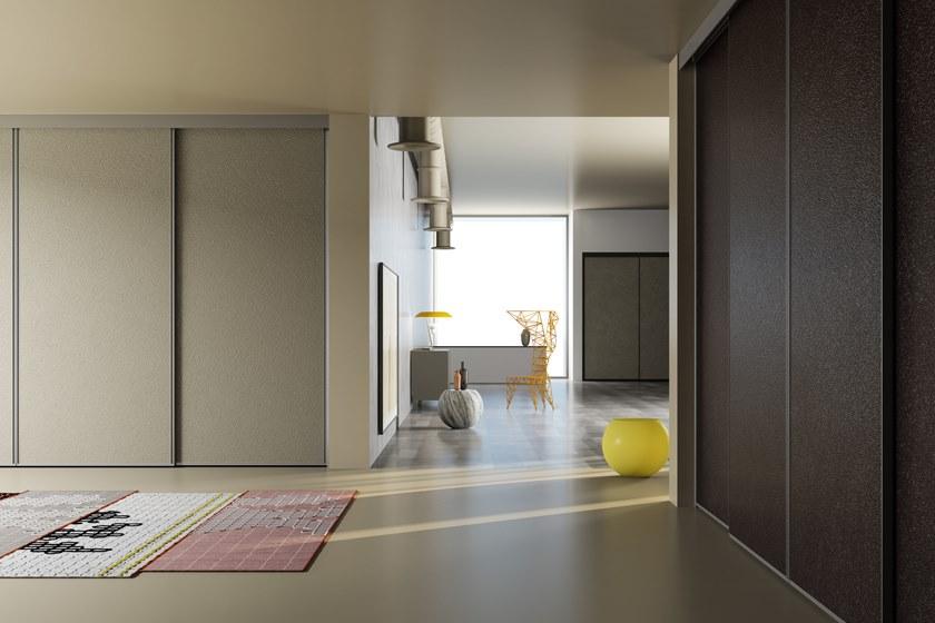 De Rosso Шкаф на заказ с hpl и алюминиевыми раздвижными дверями Aliante system sun-id-1499520 - Вид №10