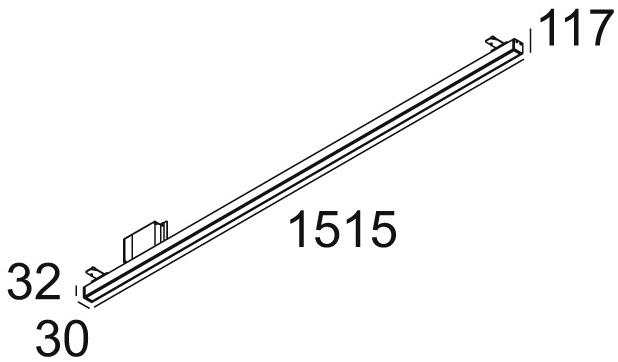 Delta Light Полувстраиваемый линейный световой профиль для светодиодных модулей D-liner sun-id-1390352 - Вид №9