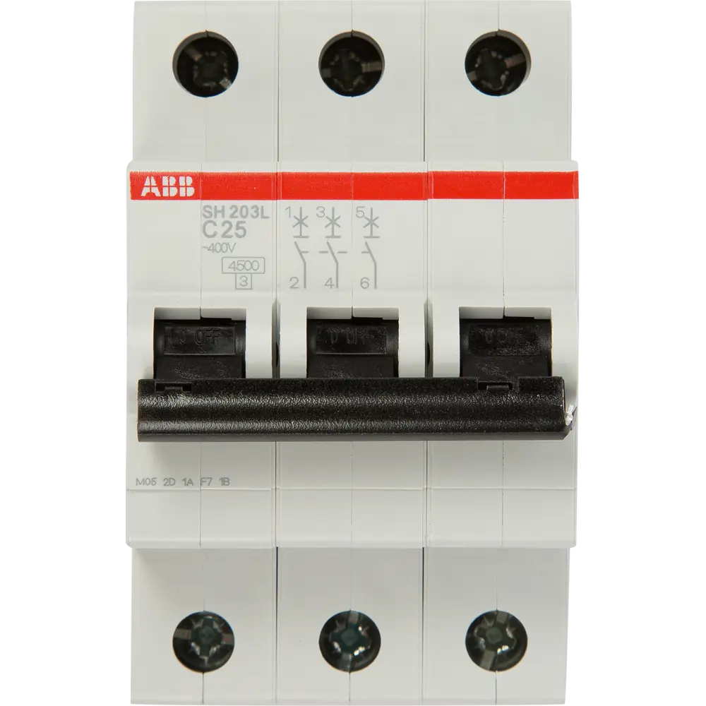 Автоматический выключатель ABB SH203L 3P C25 А 4.5 кА 2CDS243001R0254 STLM-2124658 - Вид №1