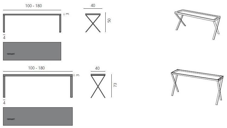 more Прямоугольная деревянная консоль Lax sun-id-1372538 - Вид №6