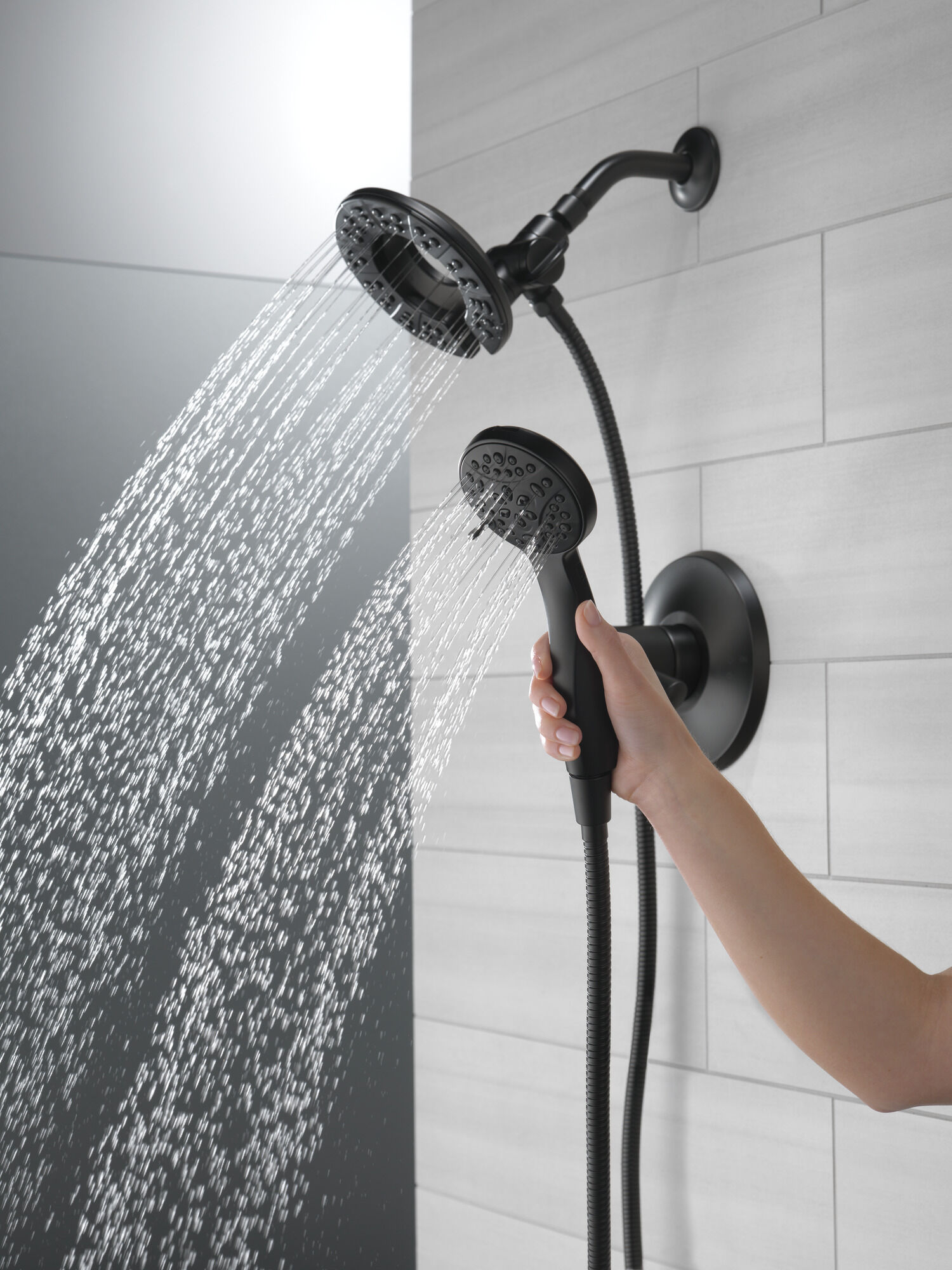 T17233-BL-I Отделка для душа Monitor 17 Series Delta Faucet Kayra Матовый черный - Вид №5