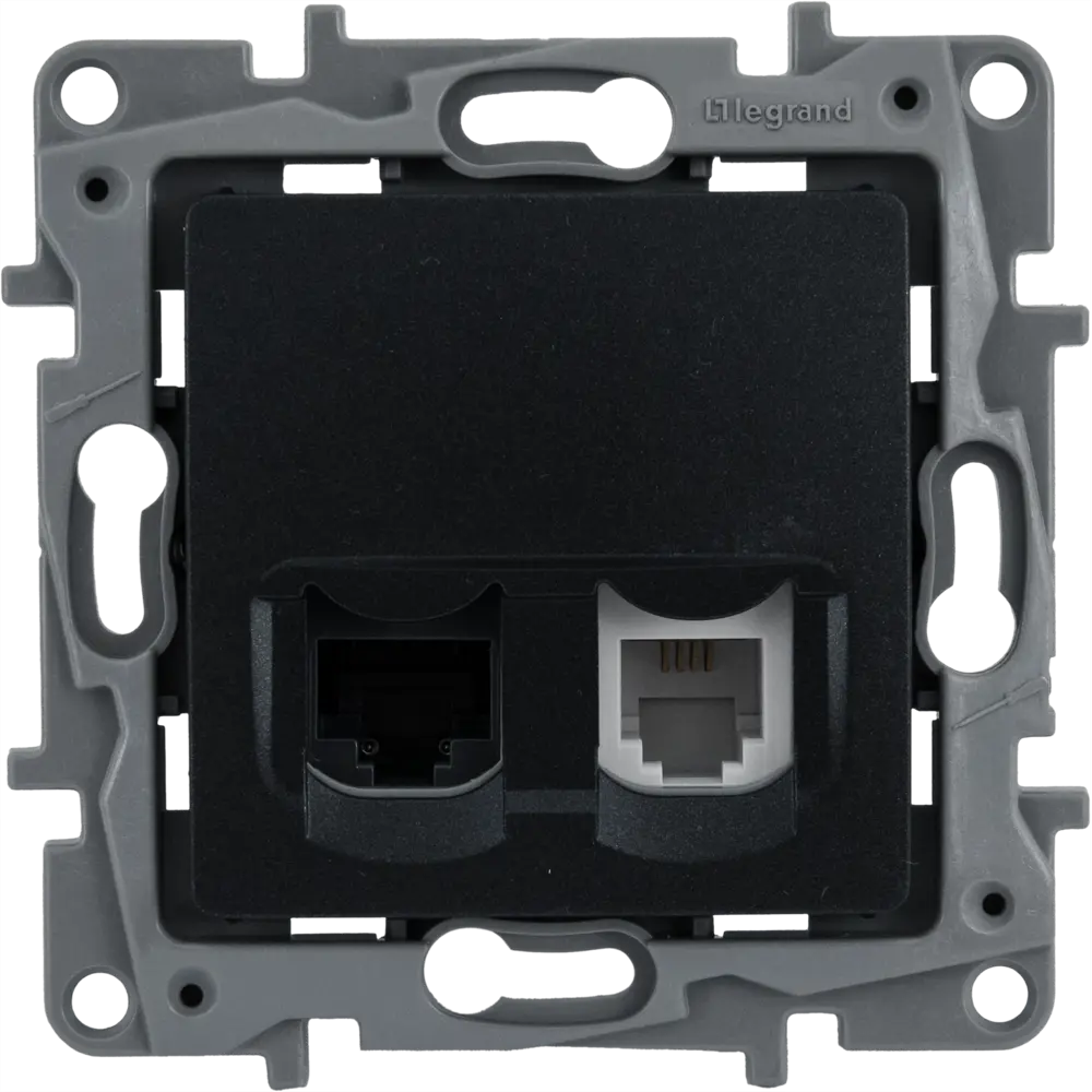 Legrand - Двойная розетка RJ11+RJ45 для телефона и компьютера 82496846 STLM-1571361
