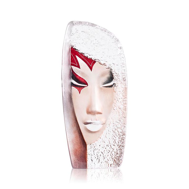 65862 Скульптура "Маска Мистика", красная, 120/270 мм Maleras 