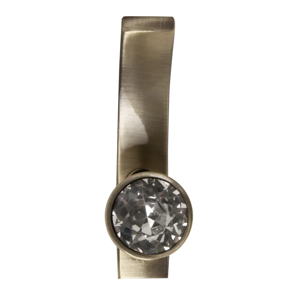 Крючок мебельный Ajax MB-LM/K-004 1.5x7.1x3.7 см цвет зеленая бронза STLM-2192687 - Вид №1