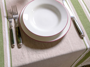 Льняная скатерть