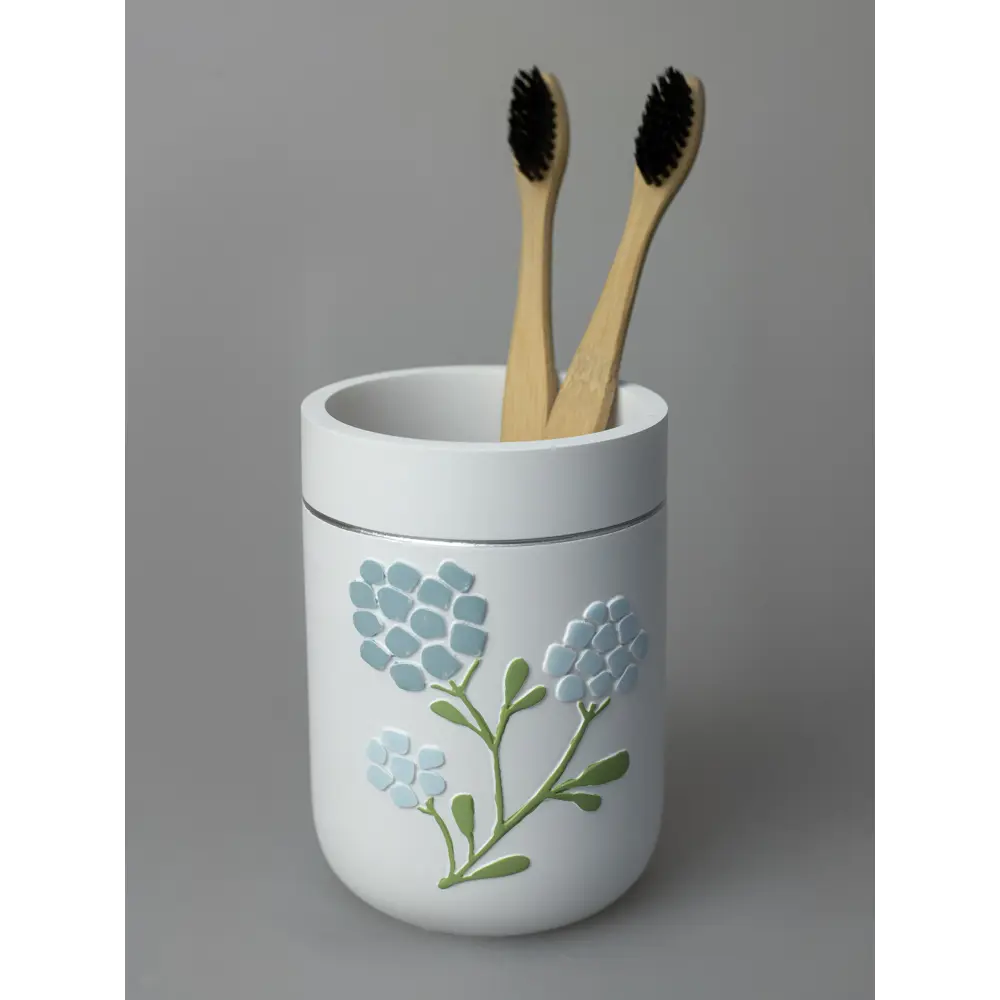 Стакан для зубных щёток Proffi Home Crocus полирезина цвет белый STLM-2005155 - Вид №5