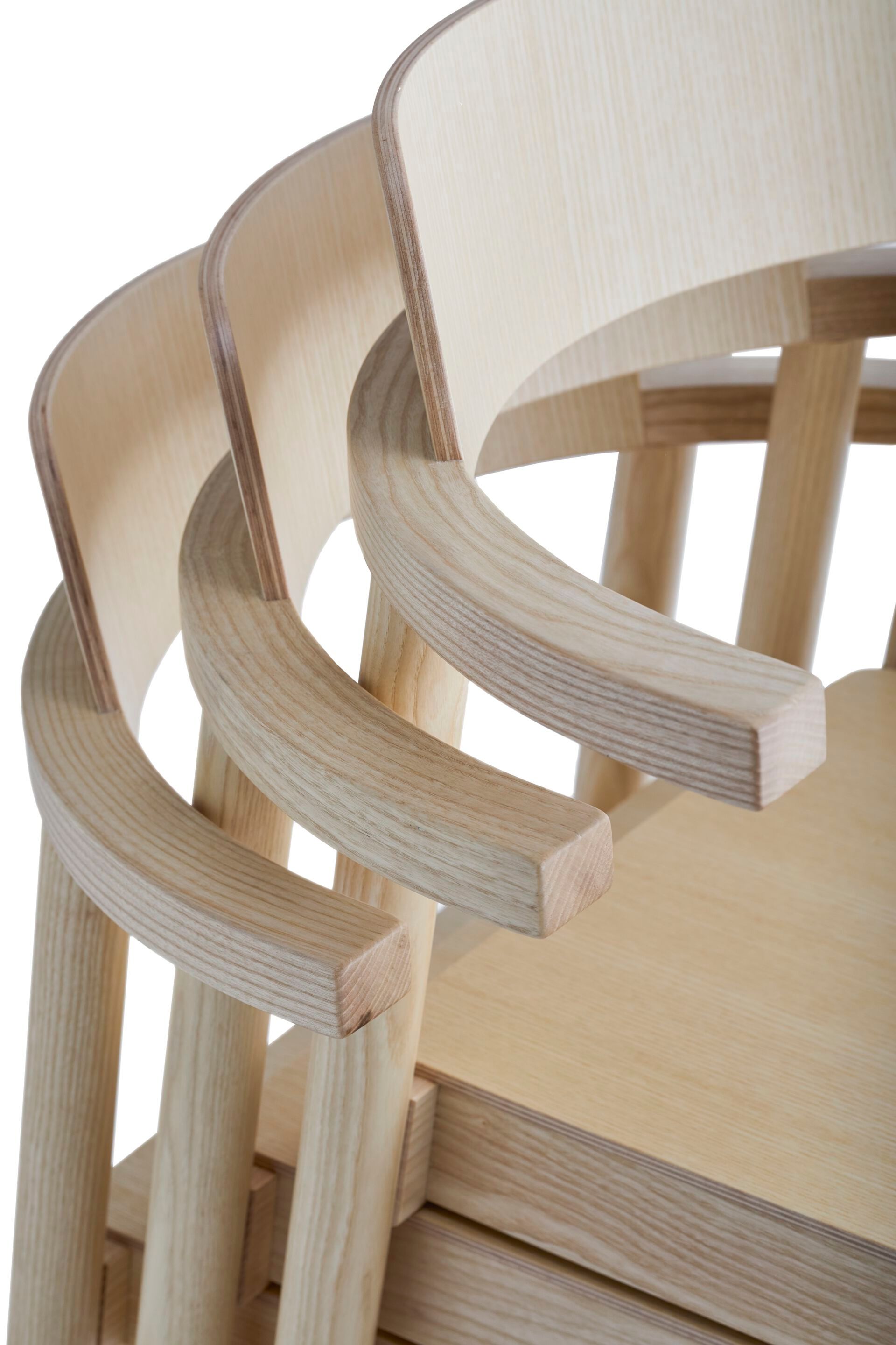 Стул из ясеня с подлокотниками Zilio A&C аромат ARCH-00102813 - Вид №4