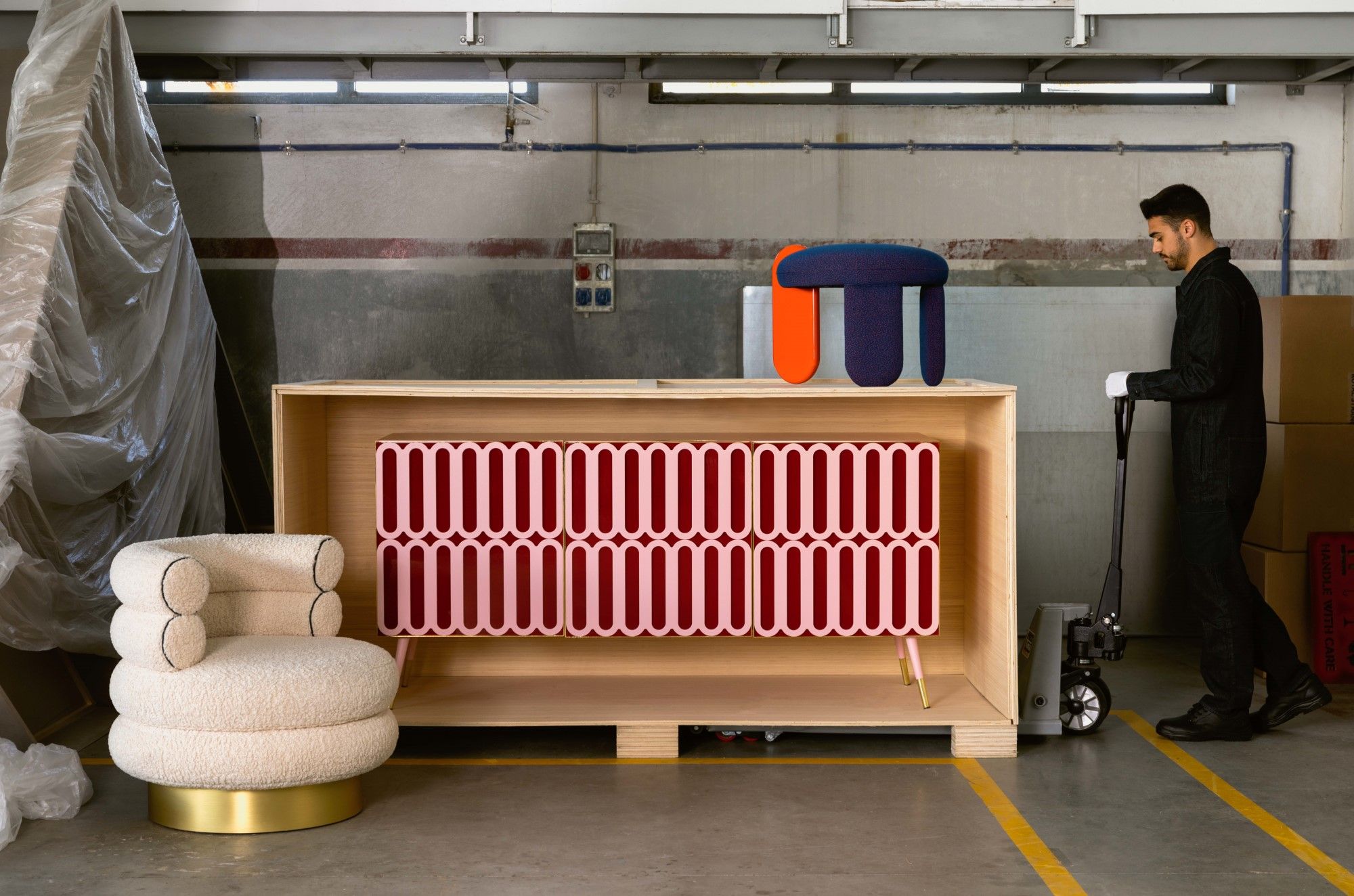 Деревянный табурет ROYAL STRANGER GLAZY ARCH-00143446 - Вид №3