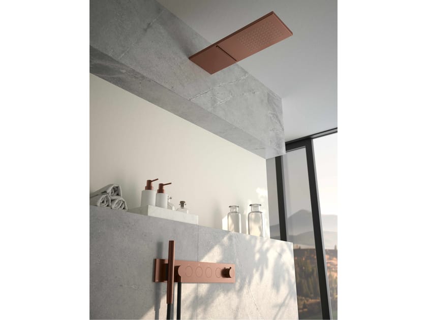 Термостатический набор для душа с душем Rubinetterie Treemme W-touch ARCH-00148113