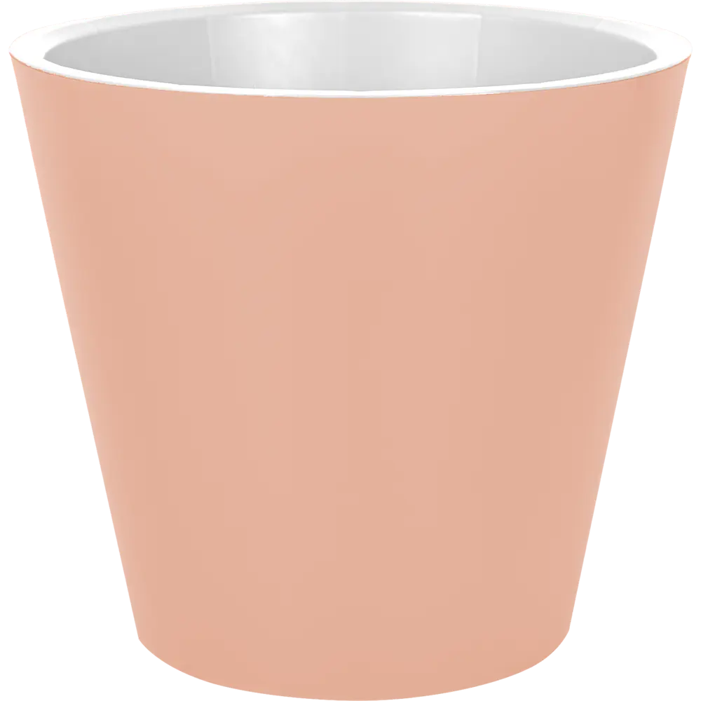 Кашпо для цветов Ingreen London ø19 h17.3 см 3.3 л пластик персиково-белый STLM-2020364